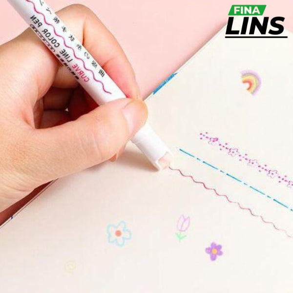 Kit de Canetinhas Coreanas para Desenhos - Frete Grátis