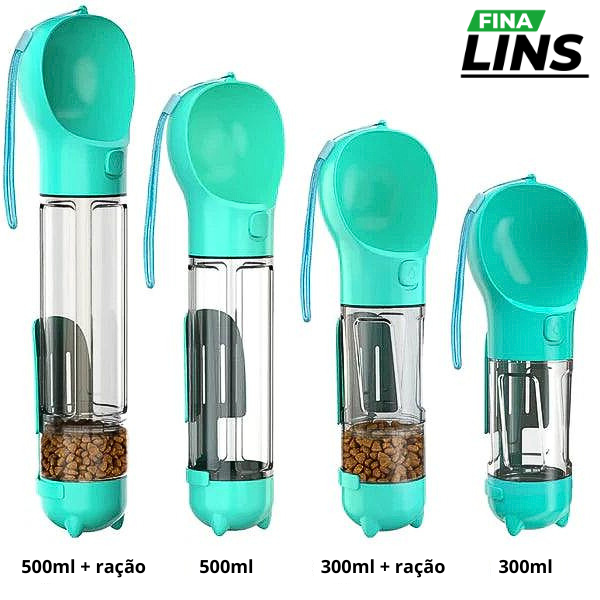Garrafa Portátil para Pets 4 em 1 - PetWater