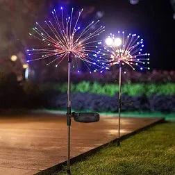 Led Solar Fogos de Artifício -  Luzinhas de natal